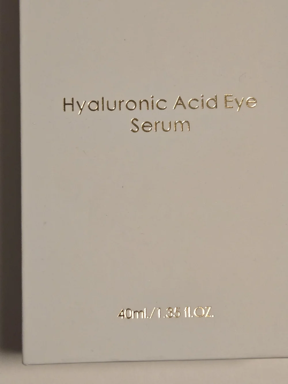 D'OR24K Hyaluronic Acid Eye Serum - White & Gold Packaging